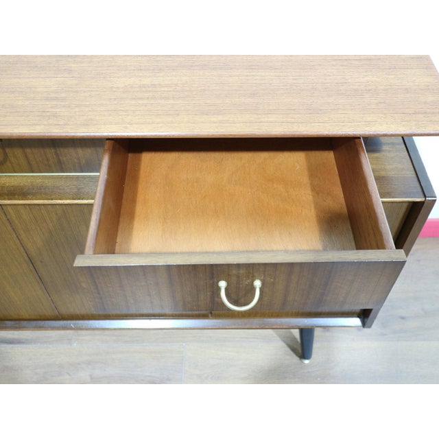 Mid 20th Century Mid Century Modern Vintage G Plan Afromosia Credenza Sideboard For Sale - Image 5 of 15