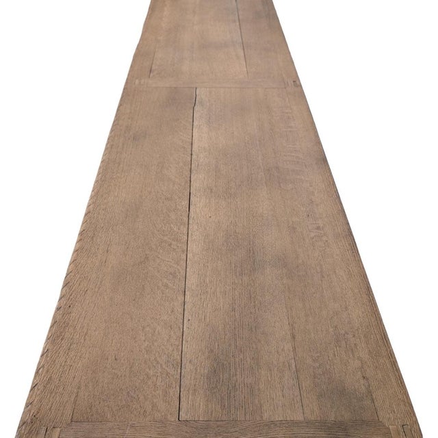 Belgian Oak Drapers Table For Sale - Image 12 of 12
