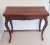 Antique Walnut Folding Console Table For Sale - Image 4 of 4