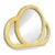 This beautiful, expressive wall mirror by the Turner Mirror Co. has three circular forms in a soft cloverleaf form. The...