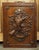 Antique French Hunting Trophy Plaque in Carved and Waxed Oak, Late 1800s For Sale - Image 17 of 18
