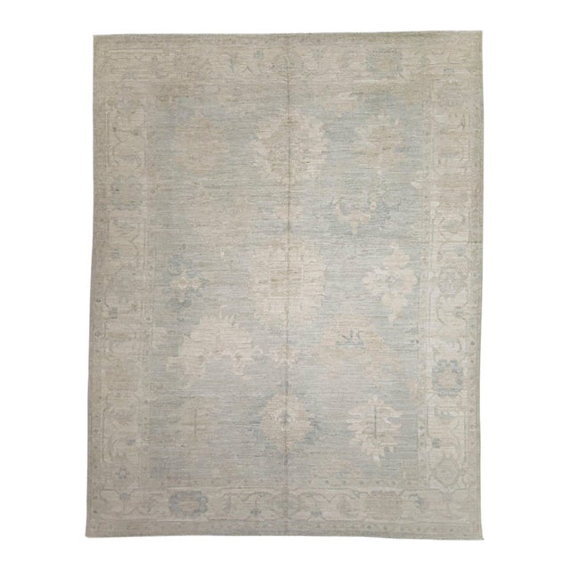 Oushak Rug 9'3" x 11'10" For Sale