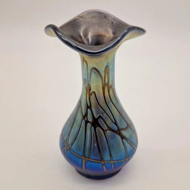 Art Nouveau Glass Vase by Pallme for König & Habel, 1890s For Sale - Image 7 of 7