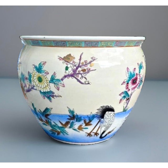 Ceramic Mid 20th Century Fish Bowl Planter For Sale - Image 7 of 10