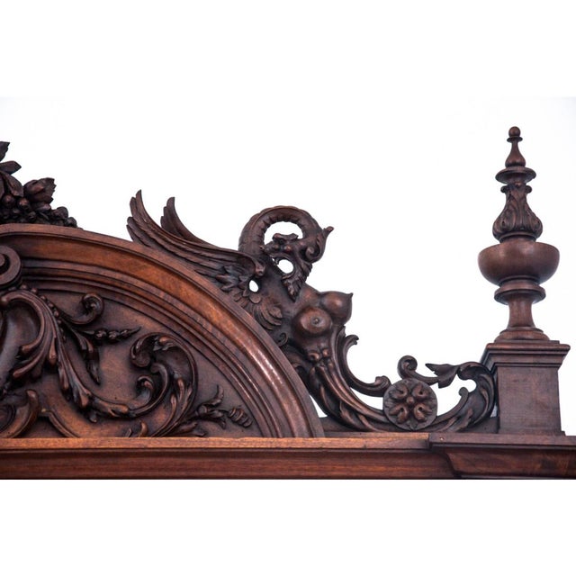 Antique Glass Mirror Wardrobe, France For Sale - Image 6 of 15