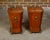 Victorian 19th Century English Victorian Red Lacquer Cellarettes with Chinoiseries - a Pair For Sale - Image 3 of 12