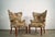 Mid-Century Modern 1940’s Hollywood Regency Butterfly Wingback Chairs - A Pair For Sale - Image 3 of 12