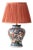 Delft Chinoiserie Polychrome Table Lamp by Tichelaar Makkum, 1950s For Sale