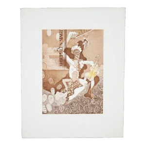 Tom Phillips, O Orpheus Singt, Etching, Limited Edition 49/125, Signed 1977