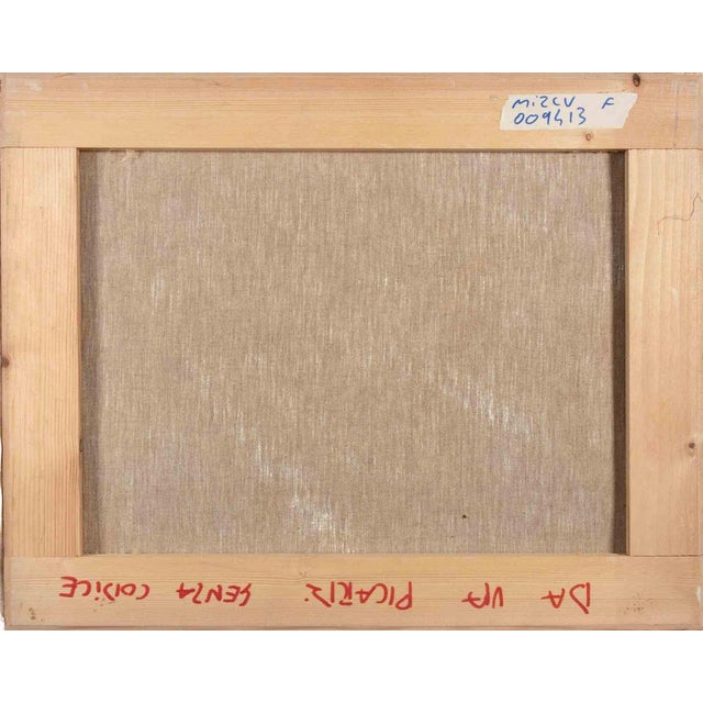 1970s Franco Marzilli, Ballerina in the Park, Oil Painting, 1970s For Sale - Image 5 of 6