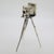 Italian Vintage Italian Handmade Genuine Sterling Silver 925 Camera Tripod Figurine Miniature, Made in Tuscany (Arezzo) For Sale - Image 3 of 9