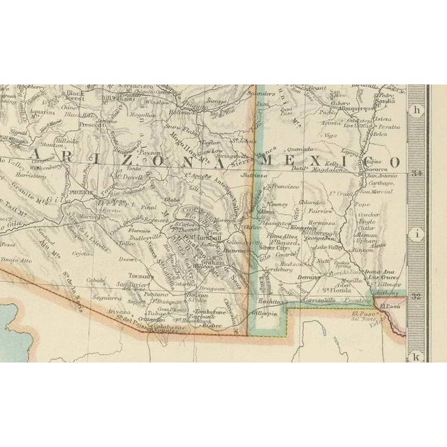 Map of Western United States, 1903 For Sale - Image 9 of 11