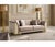 Contemporary Casa Milano Asos 3-Piece Luxury Italian Living Room Set in Beige & Gold For Sale - Image 3 of 17