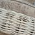 Late 20th Century Vintage White Wicker Large Wingback Lounge Chair W/ Toile Cushions For Sale - Image 12 of 15
