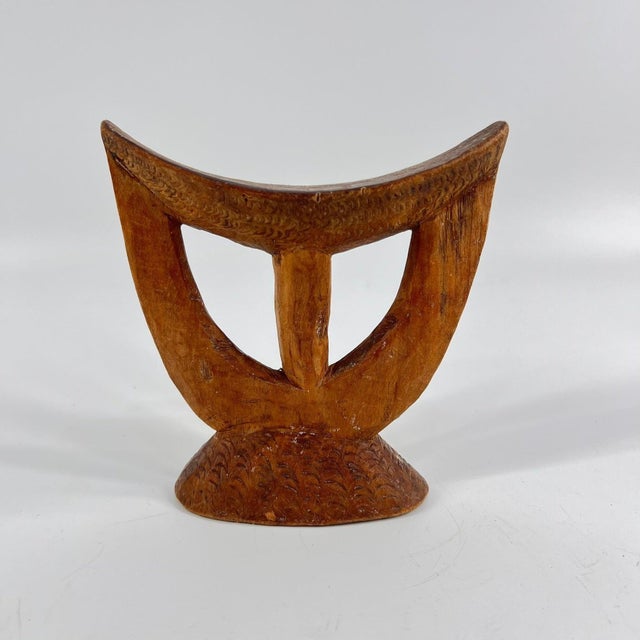 Early 20th Century Wooden Headrest Ethiopia For Sale In Denver - Image 6 of 7