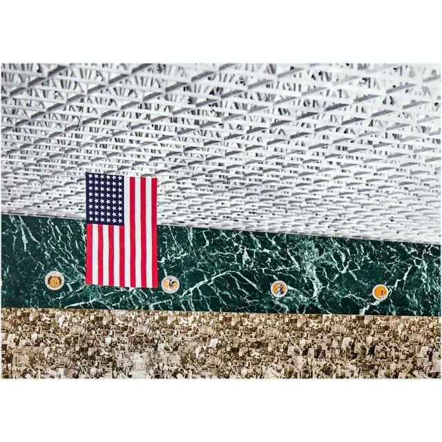 1960s Mies Van Der Rohe Ltd Lithograph -Convention Hall, Chicago 1953 ~ Frame 18x24” For Sale - Image 5 of 5