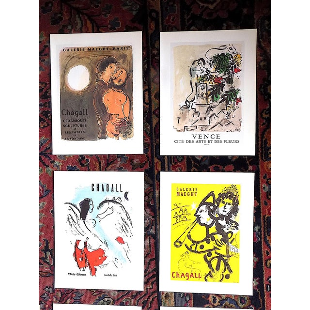 Mid-Century Modern Vintage Mid 20th C. Marc Chagall Poster Lithographs - Set of 9 For Sale - Image 3 of 13