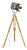 Industrial Studio Spotlight Floor Lamp on Berlebach Wooden Tripod from ADB, Belgium, 1960s For Sale