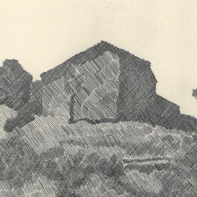 Morandi, Landscape in Grizzana, The Lame, Lithograph For Sale - Image 4 of 7