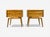 Wood Edmond J Spence, Dresser and Nightstands, Burled Maple, Bentwood, Sweden, 1960s For Sale - Image 7 of 12