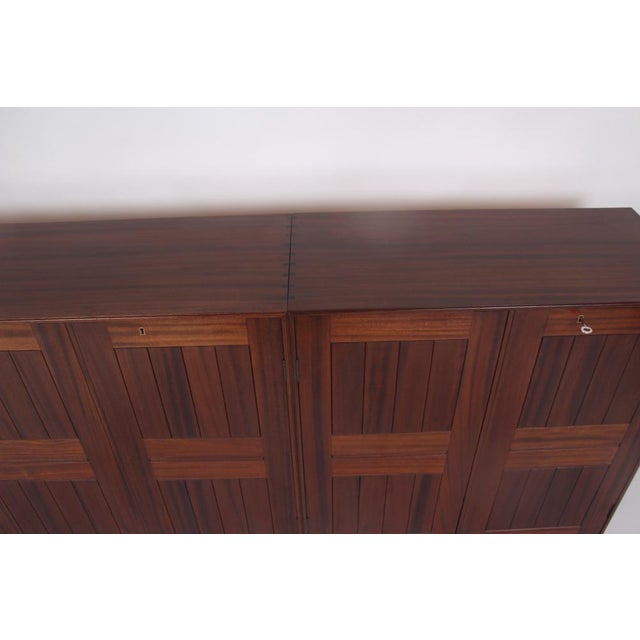 Vintage Sideboard in Mahogany by Mogens Koch for Rud. Rasmussen, Set of 3 For Sale - Image 14 of 17