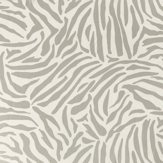 Free Spirit Designer Vicki Payne Gray Zebra African Animal Print Skin Fabric- 8.9 Yards For Sale