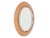 1960s Round Salmon Glass Wall Mirror from Cristal Art, 1960s For Sale - Image 5 of 12
