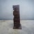 This is an antique, hand-carved cedar wood pillar column originating from the Nuristan region of Afghanistan or the Swat...