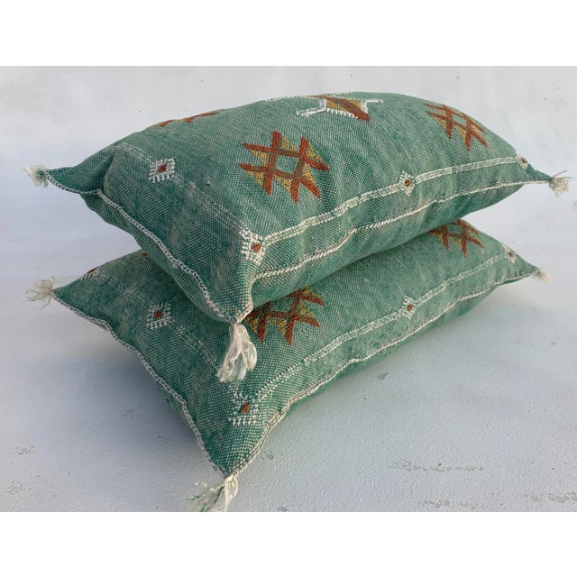 PILLOW DESCRIPTION: This cactus pillow was made purely Moroccan by the hands of traditional craftsmen, skilled Berbers,...