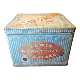 Lewis Biscuit Tin For Sale