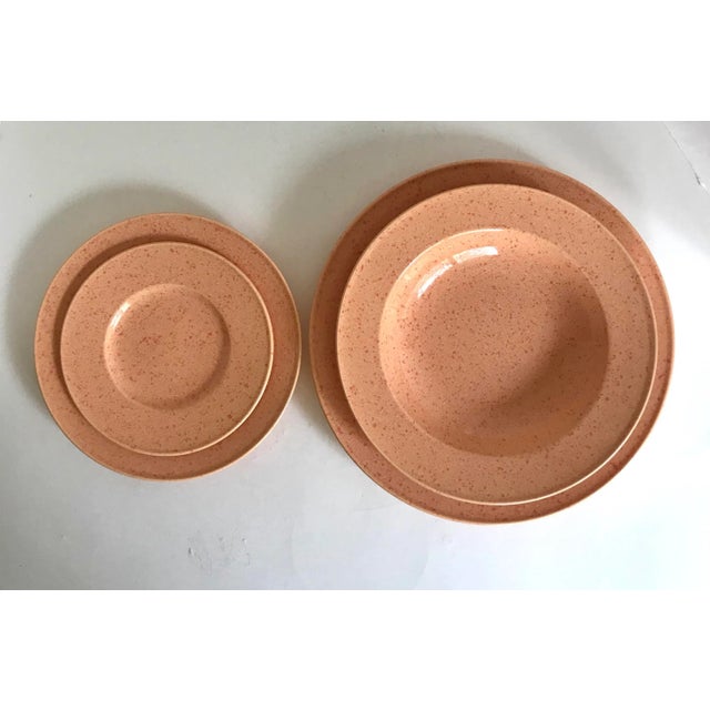 1990s 1990s Post Modern Mikasa "Ultrastone Melon" Set of 36 Dishes For Sale - Image 5 of 8