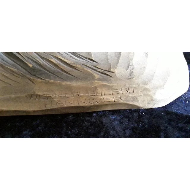 Hand -Carved Sculpture by Werner Ehlert Hannover, 1930s For Sale - Image 9 of 10