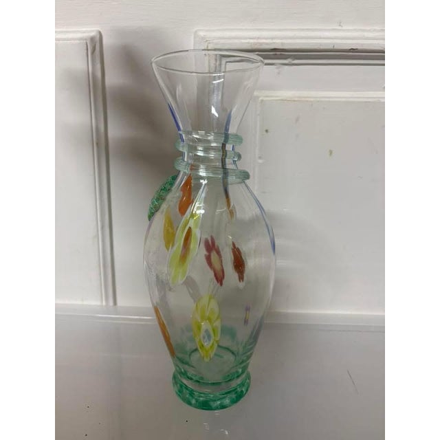 Vintage Vase in Glass, 1970 For Sale - Image 3 of 6