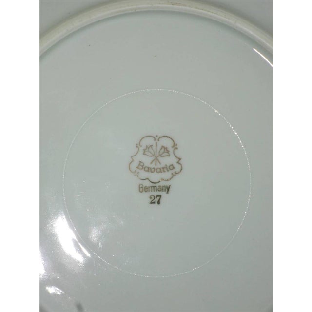 Traditional Late 19th Century 3 Plates German Bavaria, Fruit Plaque, Transfer Ware, Still Life For Sale - Image 3 of 12