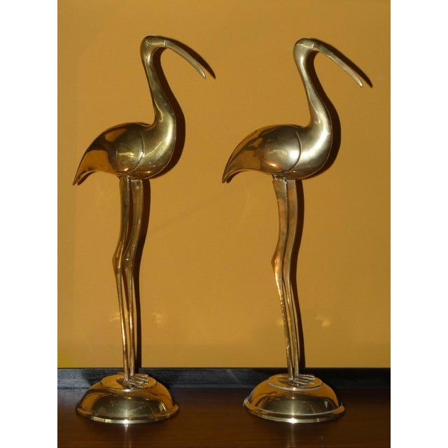 Brass Ibis Sculptures, France, 1960s, Set of 2 For Sale - Image 12 of 12