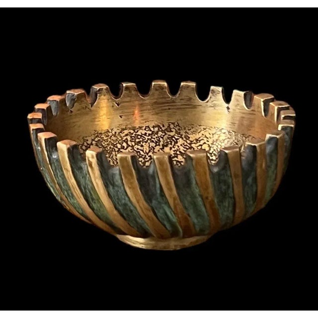 Beautiful Vintage Israeli Limited Edition Ash Tray Trinket Dish . Pal-Bell Style Bowl. Height: 2 in. (5.08 cm) Diameter:...