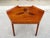Wood Mid Century Modern Lane Altavista Walnut Hexagon 3 Leg Side Table W/ Inlay For Sale - Image 7 of 15