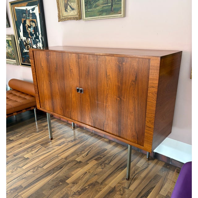 Brown RY34 Highboard by Hans J. Wegner for Ry Møbler, 1960s For Sale - Image 8 of 8