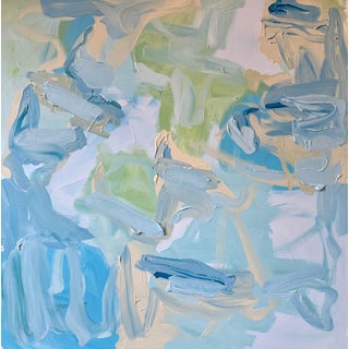 "Sunday Blue" Original Painting by Hayley Morée For Sale