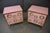 Contemporary Pink Nightstands with Murano Spheres and Brass Legs from Justfurnituress SRL, Set of 2 For Sale - Image 3 of 11