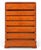 Wood 1970s National Mt. Airy Campaign-Style Tall Chest With Brass Hardware For Sale - Image 7 of 14