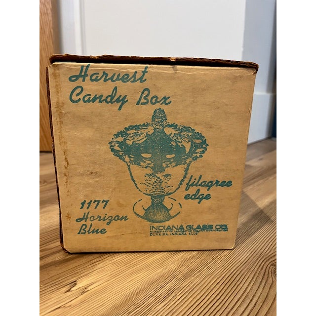 Mid 20th Century Vintage Indiana Glass Lidded Candy Dish For Sale - Image 5 of 6