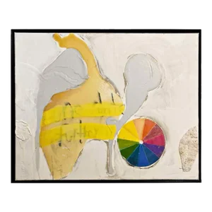 One State Further in (Contemporary Abstract Painting, Framed), Guy Lyman