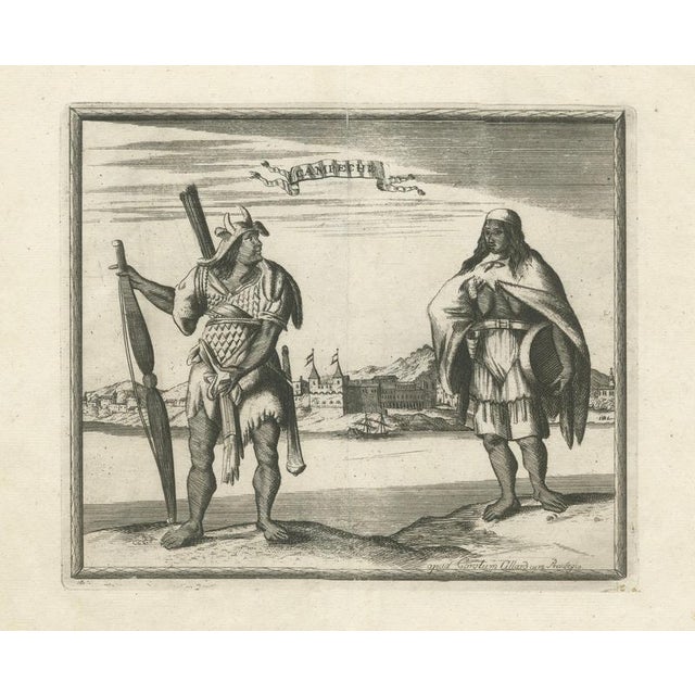 Allard Van Der Aa, Campeche Mexico, 1720, Paper For Sale - Image 6 of 11