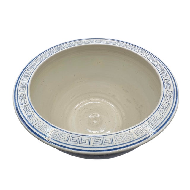 White Vintage Chinese Famille Rose Porcelain Planter For Sale - Image 8 of 9