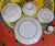 White Vintage Amm Faenza Garofano 5-Piece Place Setting - Hand-Painted Italian Majolica For Sale - Image 8 of 8