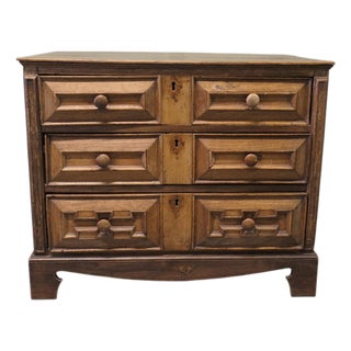 Antique Chest of Drawers in Oak, 1600s For Sale