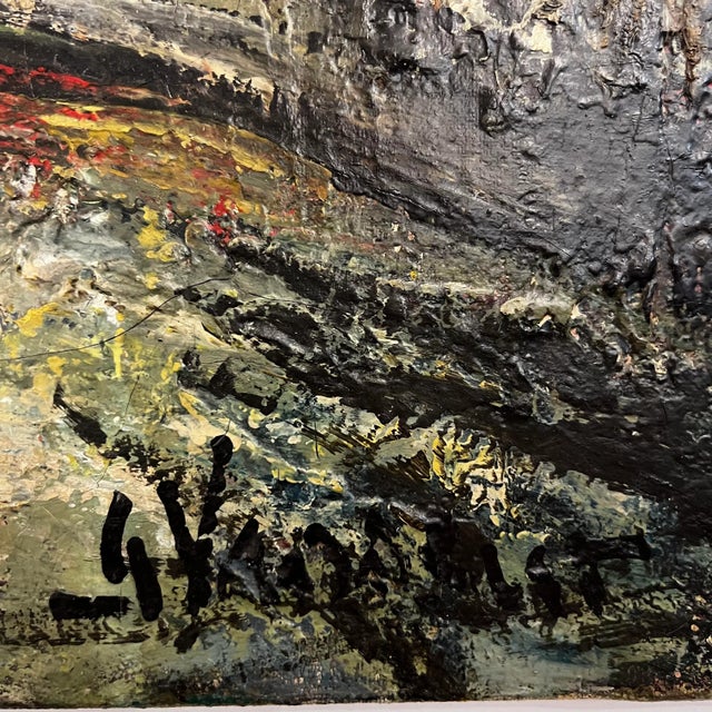 George Vausser Cityscape Painting Signed For Sale - Image 4 of 11