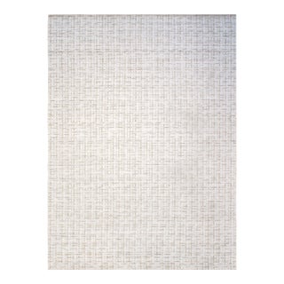Pasargad Home Slate Ivory Area Rug, 9' 0'' X 12' 0'' For Sale