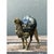 Vintage Brass Camel With Stone Sphere For Sale - Image 10 of 12